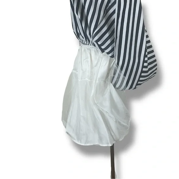 Anthropologie High Seas Skirt by Maeve Sz XS Blue and White Stripes NWT - Picture 10 of 16